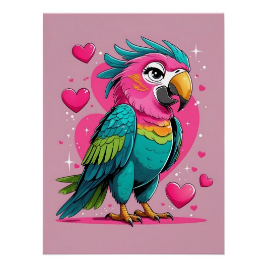 Talk Flirty To Me Art Print Perfect Poster (Voorkant)