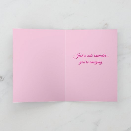 Talk Flirty To Me Card Kaart (Binnen)