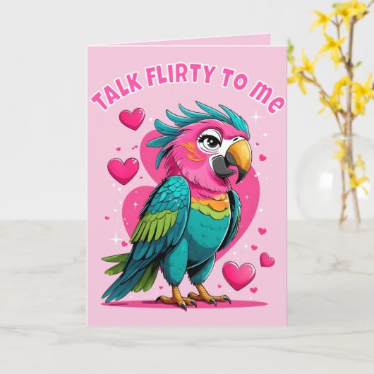 Talk Flirty To Me Card Kaart (Gele Bloem)