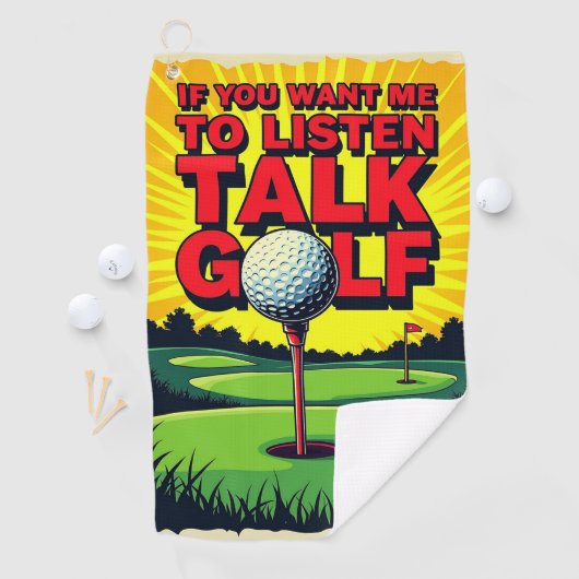 Talk Golf Golfhanddoek (Insitu)