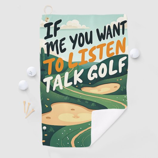 Talk Golf Golfhanddoek (Insitu)
