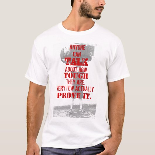 TALK IS CHEAP T-SHIRT (Voorkant)