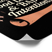 Talk like a pirate day funny crew gift office look poster (Hoek)