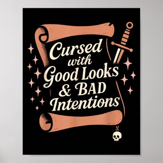Talk like a pirate day funny crew gift office look poster (Voorkant)
