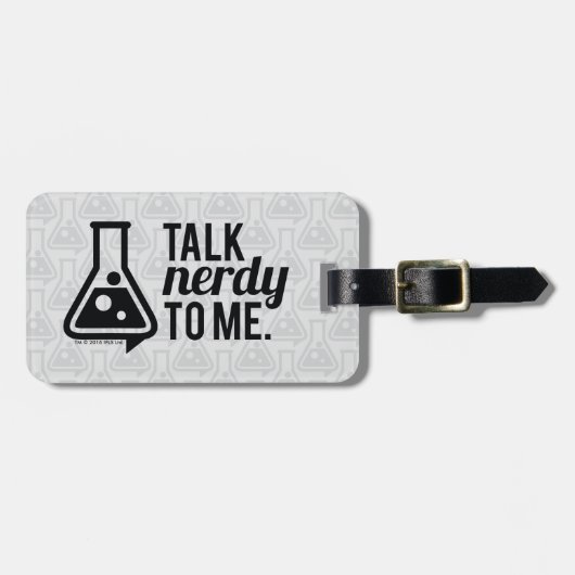 Talk Nerdy Bagagelabel (Voorkant horizontaal)