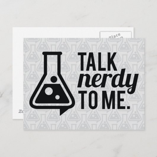 Talk Nerdy Briefkaart (Voorkant / Achterkant)