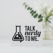 Talk Nerdy Briefkaart (Staand voorkant)