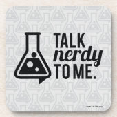 Talk Nerdy Drankjes Onderzetter (Voorkant)