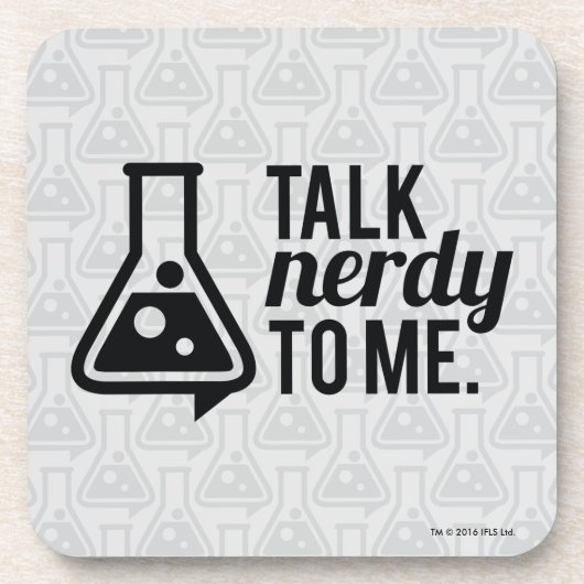 Talk Nerdy Drankjes Onderzetter (Voorkant)