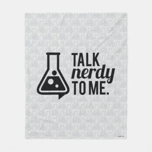 Talk Nerdy Fleece Deken