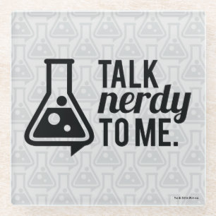 Talk Nerdy Glazen Onderzetter