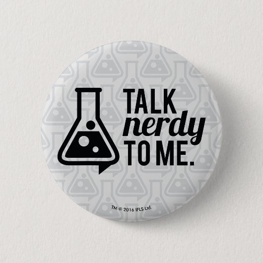Talk Nerdy Ronde Button 5,7 Cm (Voorkant)
