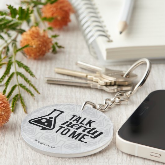 Talk Nerdy Sleutelhanger (Voorkant Rechts)