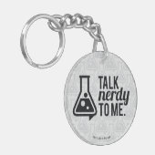 Talk Nerdy Sleutelhanger (Voorkant Links)