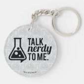 Talk Nerdy Sleutelhanger (Achterkant)