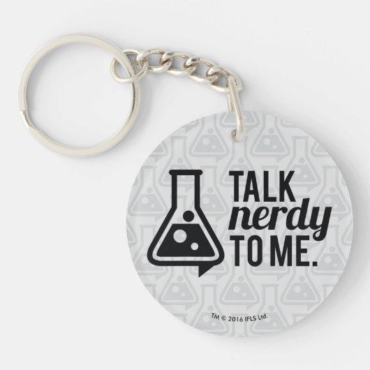Talk Nerdy Sleutelhanger (Voorkant)