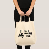 Talk Nerdy Tote Bag (Voorkant (product))