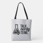 Talk Nerdy Tote Bag (Achterkant)
