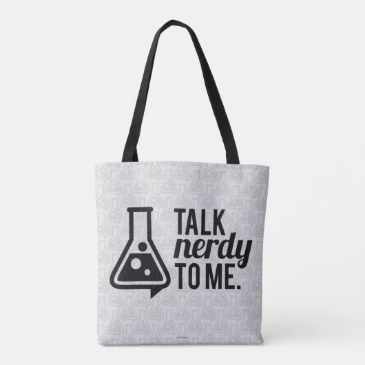 Talk Nerdy Tote Bag (Achterkant)