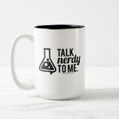 Talk Nerdy Tweekleurige Koffiemok (Links)