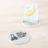 Talk Nerdy Zandsteen Onderzetter (Zijkant)