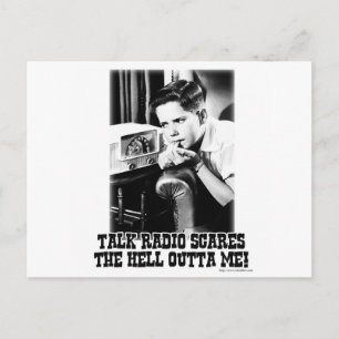 Talk Radio is eng Briefkaart