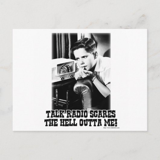 Talk Radio is eng Briefkaart (Voorkant)