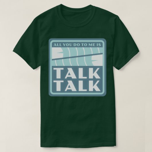Talk Sticker T-shirt (Design voorkant)