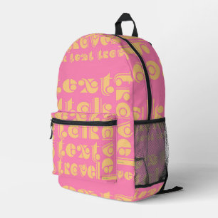 Talk Text Travel Bedrukte Rugzak