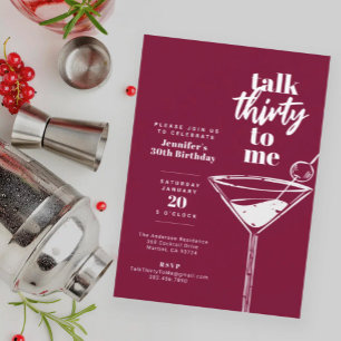 Talk Thirty To Me 30e verjaardagsfeestje met Marti Kaart