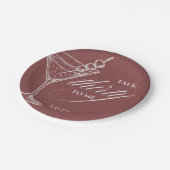 Talk thirty to me 30th birthday  papieren bordje (Gekanteld)