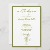 Talk Thirty To Me beroemd gemaakt door Dirty Marti Kaart (Voorkant)