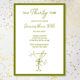 Talk Thirty To Me beroemd gemaakt door Dirty Marti Kaart