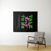 Talk Thirty To Me Dirty 30 Neon Groen & Roze Wandkleed (In Situ (horizontaal))