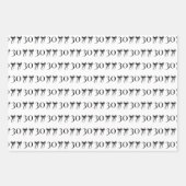 Talk Thirty to Me Eenvoudige Elegante Boog 30e Ver Inpakpapier Vel (Voorkant 2)