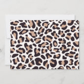 Talk Thirty to Me Leopard Photo Verjaardag voor vr Kaart (Achterkant)