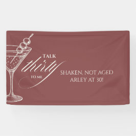 Talk thirty to me Minimalist 30th Birthday Spandoek
