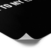 Talk To My Lawyer Funny  Poster (Hoek)