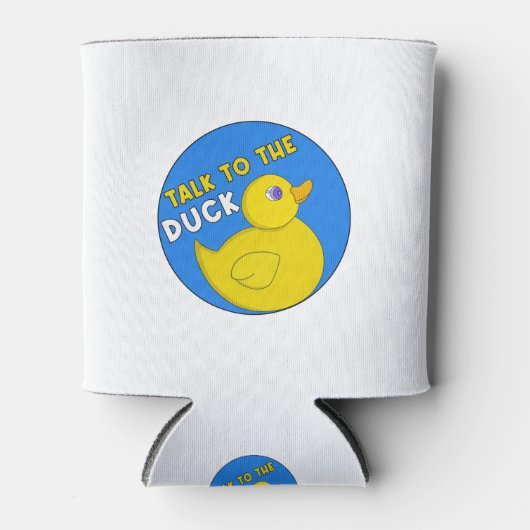 Talk to the Duck Blikjeskoeler (Voorkant)
