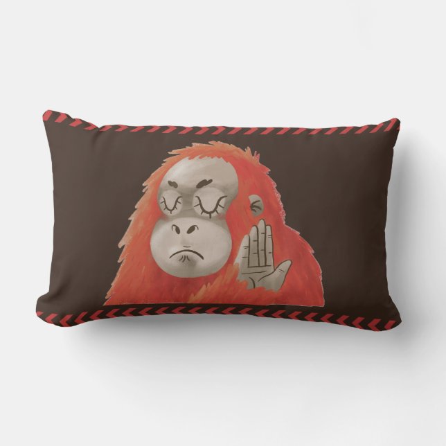 Talk to the Hand Throw Pillow Kussen (Voorkant)