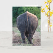 Talk to the Tail - Rhino Kaart (Gele Bloem)