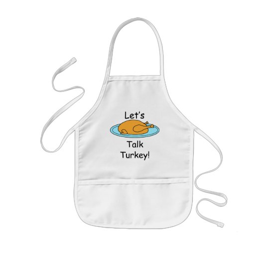 Talk Turkey Apron Kinder Schort (Voorkant)