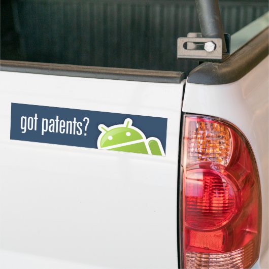 TalkAndroid heeft Bumpersticker patenten (Op Truck)