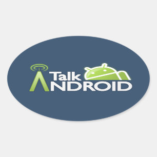 TalkAndroid-Stickers Ovale Sticker