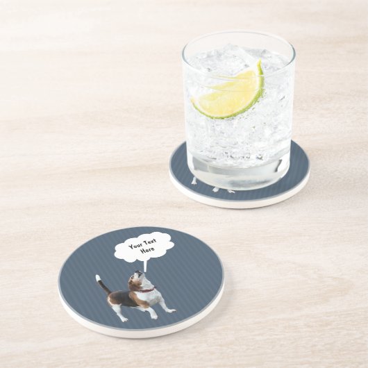 Talkbeagle Cute Dog Drink Onderzetter (Zijkant)