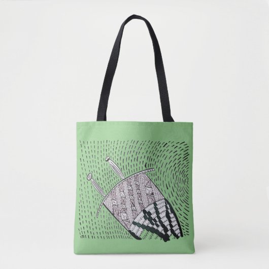 Talkbijen Tote Bag (Voorkant)