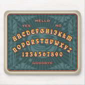 Talkbord (blauwgroen) muismat (Voorkant)