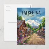 Talkeetna Alaska Briefkaart (Voorkant / Achterkant)