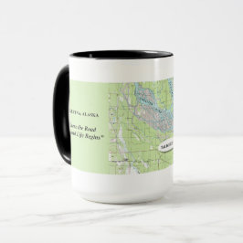 Talkeetna Alaska Einde van de Weg Mok