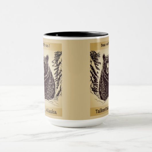 Talkeetna Alaska Mok "Beer met ons" (Midden)